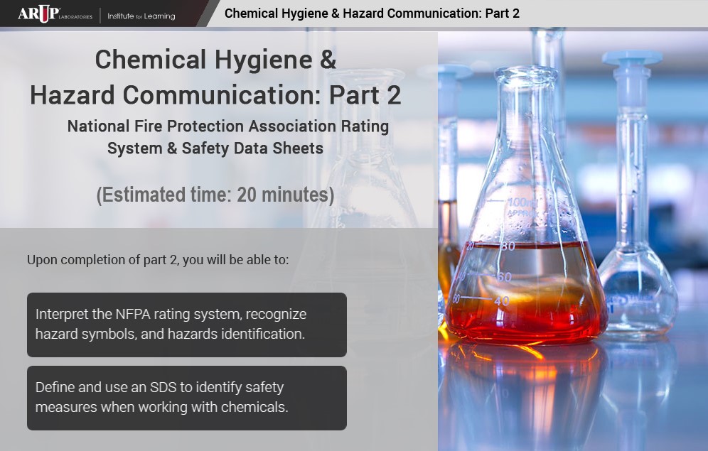 Chemical Hygiene and Hazard Communication: Part 2-National Fire Protection Association Rating System and Safety Data Sheets
