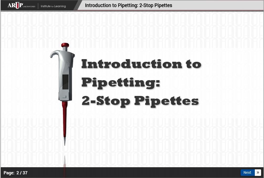 Introduction to Pipetting